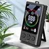 3-in-1 Carbon Monoxide Detector Rechargeable CO Detector Temp Humidity Monitor