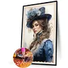 Diamond Painting-DIY Full Round Drill Lady(40*60CM)