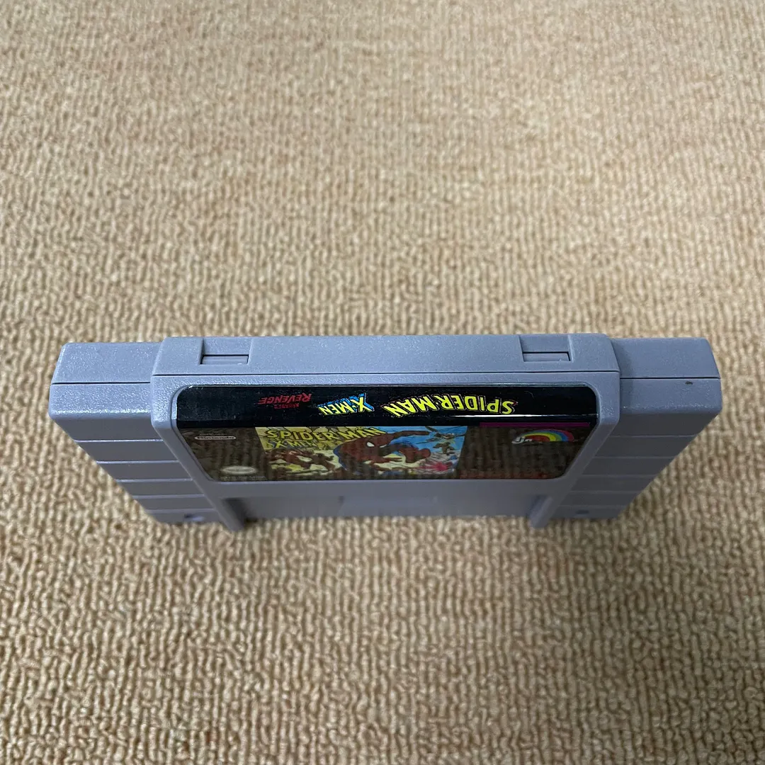 Spiderman and the X-men in Arcade Revenge SNES For Super Nintendo Entertainment System - 16 Bit US Version Game Cartridge