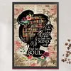 Book Girl-11CT Stamped/Counted Cross Stitch 45*65cm/17.72*25.59in (Big Size)