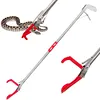 1.5M Foldable Snake Tongs Stainless Steel Reptile Grabber Tool Garbage Clip