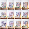 (40x50cm)Gold Foil Canvas Hot-stamped Floral Designs 5D DIY Diamond Painting Kit with Inner Frame