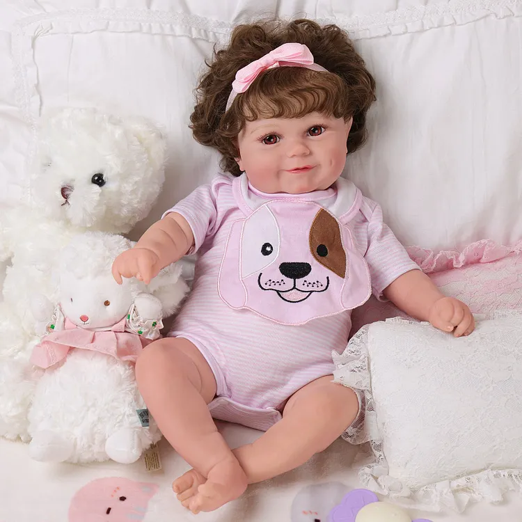 Babeside Smiling Reborn Baby Maddy 20'' Older Girl Best Gift for Kids