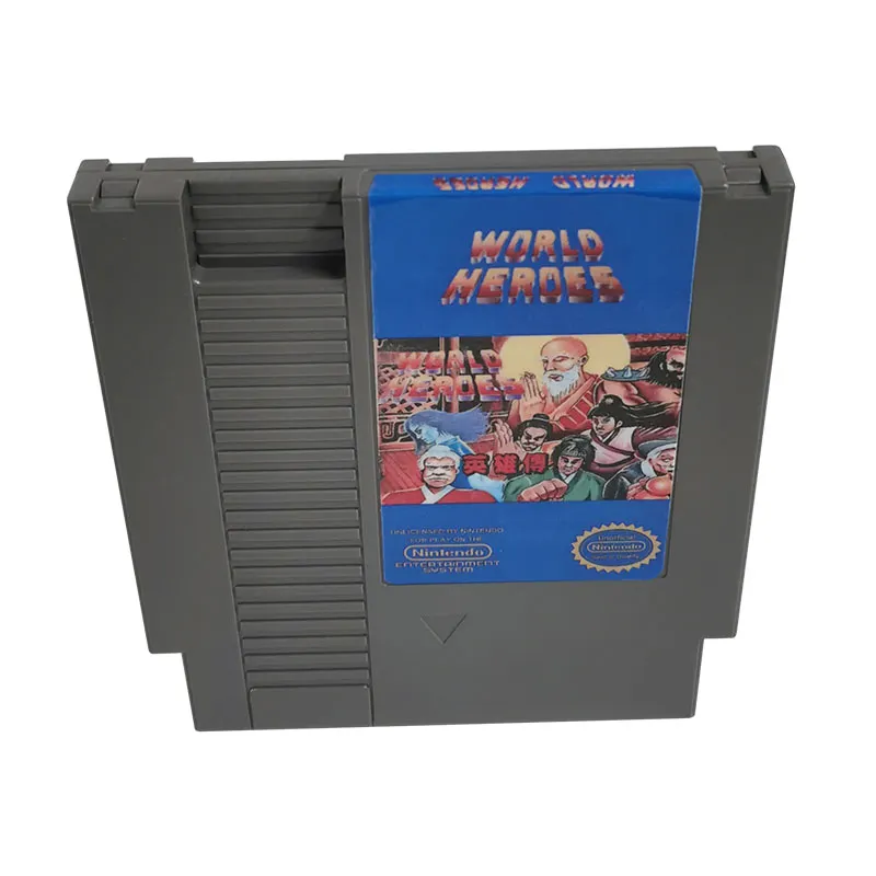 WDRLD HEROES For Nintendo NES - 8 Bit Game Cartridge