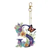 1Pc DIY Diamond Painting Lettter Keychain
