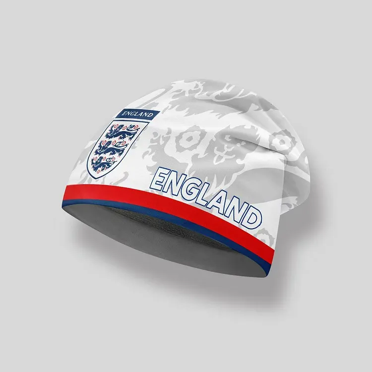 England headscarf/hat - breathable, fleece-lined, and warm - hat