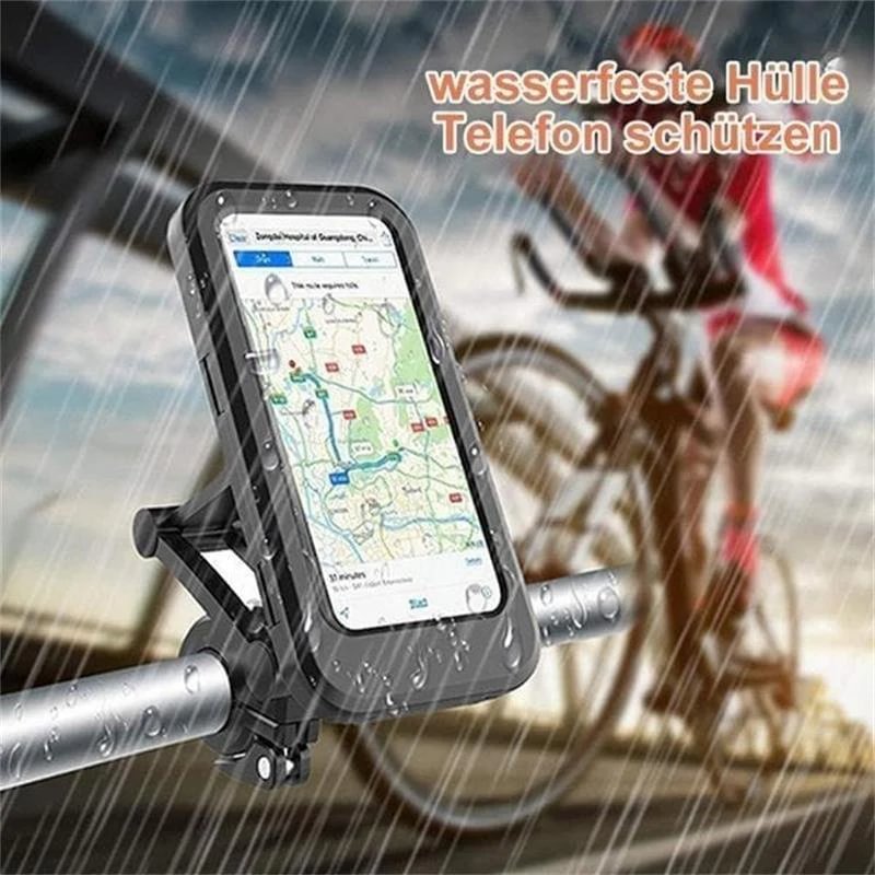 Waterproof mobile phone navigation holder for motorcycle/bicycle riding