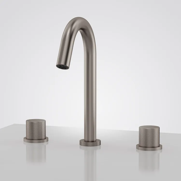 EVERSTEIN High Arc Widespread Bathroom Sink Faucet Brushed Nickel SFS-1149-NK