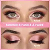 Kit de pochoirs &agrave; sourcils en silicone
