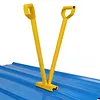[US Local Warehouse] 2-in-1 Standing Seam Roof Hand Seamer Color Steel Tile Manual Bite Plier 90 &180 Double Fold Mechanical Lock Jaw Width 6 Inches Designed for Roofers