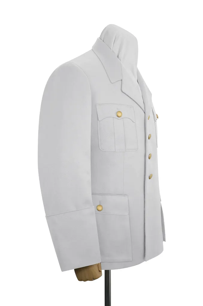   German Political Party Leader Summer White Service Dress Tunic German-Uniform