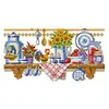 Kitchen-14CT Stamped Cross Stitch Kit(40*22cm)