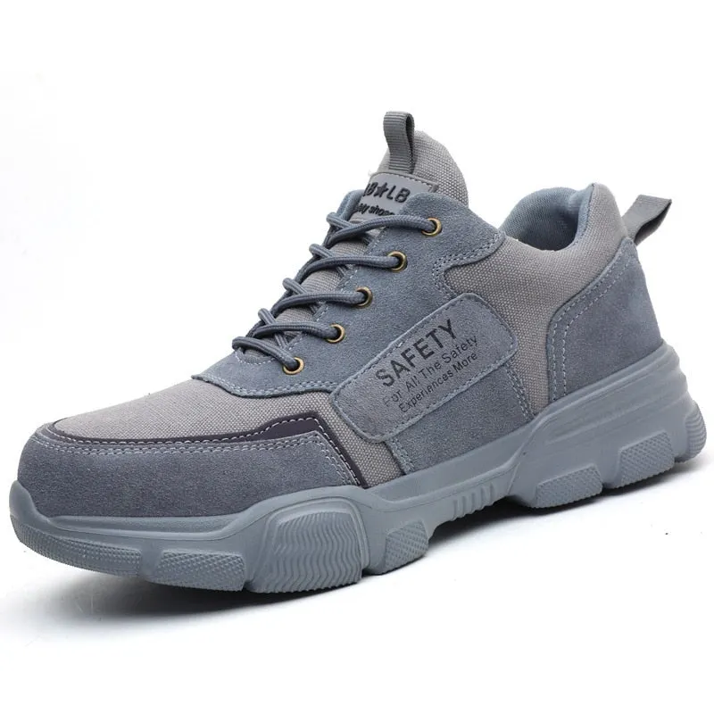 Male Safety Shoes Work Sneakers Indestructible Work Safety Boots Winter Waterproof Shoes Men Steel Toe Shoes Sport Safty Shoes
