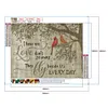 Bird Letter - Full Round Diamond Painting(40x50cm)