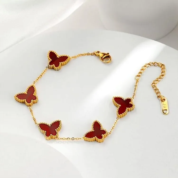 Always Believe In Yourself Lucky Butterfly Bracelet