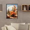Desert Cactus Flower-Full Round Diamond Painting