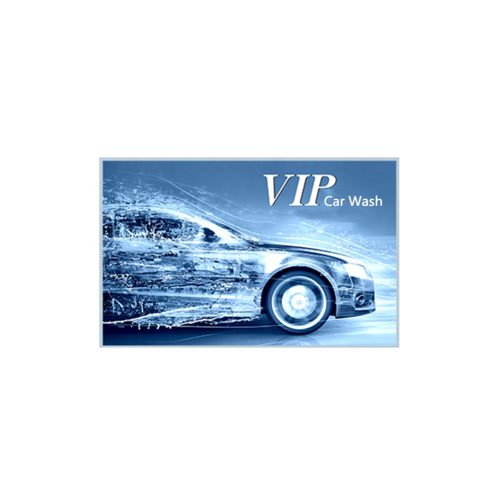 Automatic 13.56mhz RFID Membership Business Card VIP Car Wash Card For Car Wash Management System