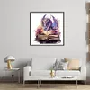 Dragons And Books - 14CT Stamped Cross Stitch - 50*50cm