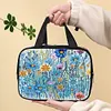DIY Diamond Art Rhinestone Makeup Bag Crystal Transparent PVC Storage Pack Kit