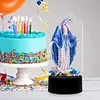 5D DIY Diamond Painting 7 Color Night Light Lamp Home Decoration Ornament Gift Kit(Maria)