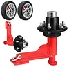 [US Local Warehouse] 2 Set of Shipping Container Wheel 6-Lug Kit with Ratchet Tie Container Wheel Kit 22000LBS Capacity Shipping Containers Axles for Moving 20ft-40ft Empty Containers