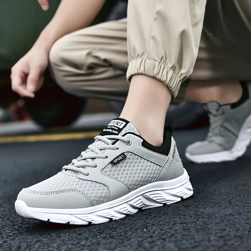 2021 Spring New Men Casual Shoes Lace up Men Shoes Lightweight Comfortable Breathable Walking Sneakers Tenis Feminino Zapatos