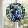 Diamond Painting Acrylic Single-Sided Drill Cat Pendant Window Hanging Ornament