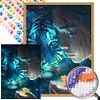 (US Local)Beauty and Tiger- Round AB Drills Diamond Painting(45x60cm)
