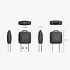 2 in 1 Wireless CarPlay Android Auto Adapter Plug & Play for Factory Wired Cars