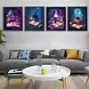 (US Local)4pcs Paint By Numbers Kit On Canvas DIY Oil Art Magic Potion Picture 40x50cm