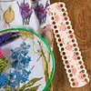 Acrylic Cross Stitch Row Line Board Cartoon Pattern Art Accessory (Peach)