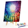 Colorful Tree-Paint by Numbers Acrylic Painting 30*40CM