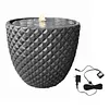 [US Local Warehouse] 2 Pack Shade Sail Poles 10FT Outdoor Sun Shade Poles 2.48in Diameter Heavy Duty Metal Post for Deck Patio Outside Backyard