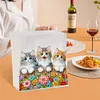 Acrylic Double Sided Christmas 5D DIY Diamond Art Paper Towel Storage Rack Decor Napkin Holder Kit