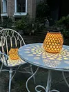 Solar Lantern Outdoor Hanging Lantern Light IP44 Waterproof with Handle for Yard