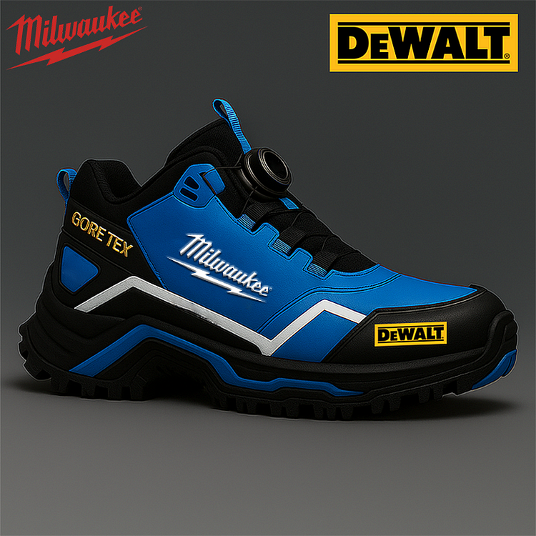 Vodootporne in prozračne mu&scaron;ke delovne in planinarske čevlje podjetij Milwaukee&reg; in DEWALT&reg;.