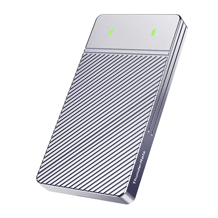 JEYI Dual Bay M.2 NVMe SATA SSD Enclosure, USB 3.2 Gen 2 10Gbps