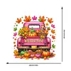 (US Local)Fall Truck DIY Diamond Art Pendant Diamond Painting Set for Wall Window