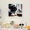 Cat And Sparrow-11CT Stamped Cross Stitch 40*40cm/15.75*15.75in
