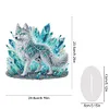 White Wolf Double Sided - 5D DIY Ornament