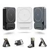 New GM01 Aluminum Alloy Magnetic Wireless Power Bank 5000 MAh Multi-Function Mobile Phone Holder Wireless Charger