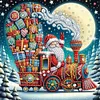 (US Local)4pack Xmas-Special Shaped Diamond Painting Kit(30x30cm)