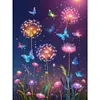 Diamond Painting-DIY Full Round Drill Colorful Dandelion