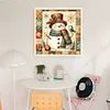 Xmas Snowman-11CT Stamped Cross Stitch 40*40cm
