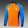 Joyfball 2024/2025 Juventus Half-Pull Training Suit Orange Football Shirt 1:1 Thai Quality