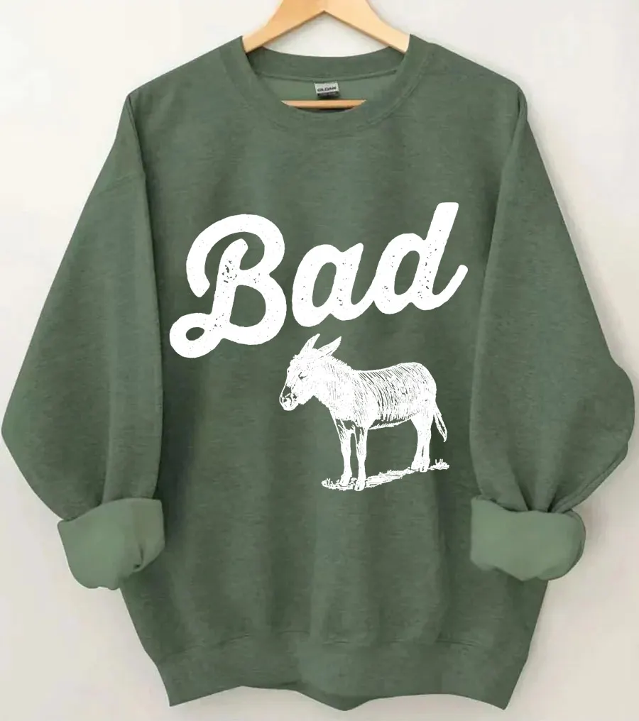 Funny Bad Ass Donkey Sweatshirt