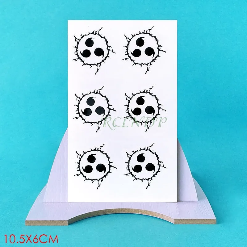 Waterproof Temporary Tattoo sticker Anime fake tatto stickers flash tatoo hand foot body art for girl men women kids