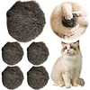5pcs 3 Inch Rabbit Fur Ball Cat Toy Furry Catnip Toy Ball for Kicks & Games
