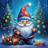 (US Local)Xmas Gnome-11CT Stamped Cross Stitch Kit(50x50cm)