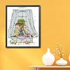 4 Season Window-Summer-14CT Stamped Cross Stitch Kit(29x36cm)